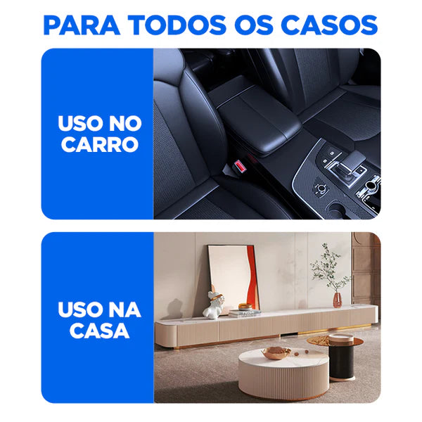 Aspirador de Pó Portátil CleanMax + 5 BRINDES EXCLUSIVOS - Limpeza rápida e prática em qualquer lugar.