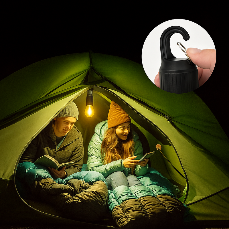 [COMPRE 1 LEVE 2] Lâmpada LED solar LumiPro -  Luz potente 100% econômica