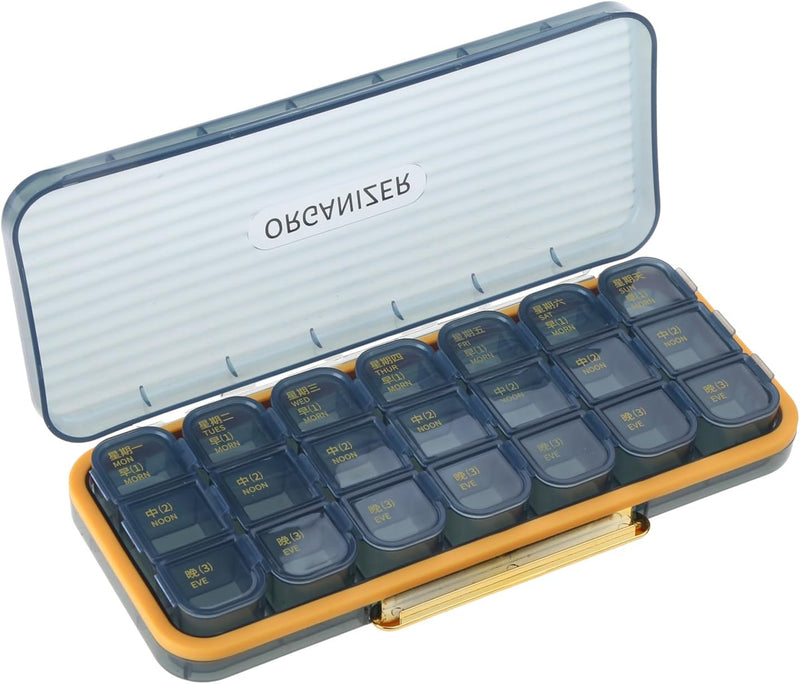 Porta Remédio Organizer PillBox - Chega de esquecimentos, seus remédios sempre na hora certa