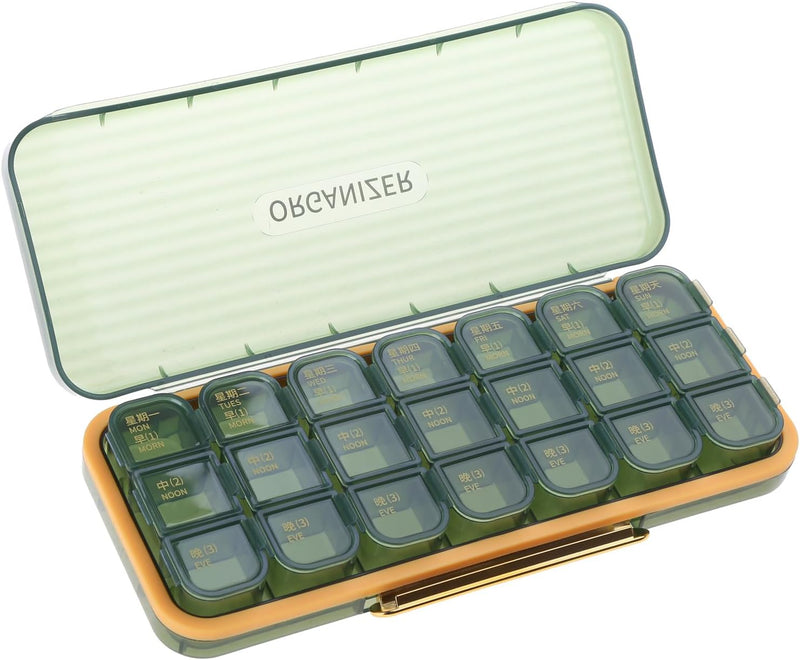 Porta Remédio Organizer PillBox - Chega de esquecimentos, seus remédios sempre na hora certa
