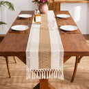 Corredor de Mesa Decorativo em Algodão e Linho