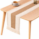 Corredor de Mesa Decorativo em Algodão e Linho