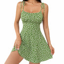 Vestido Curto Floral de Praia