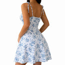 Vestido Curto Floral de Praia