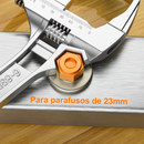 Chave para pia reversível ReversaPro | Com abertura de mandíbula de 6-68 mm