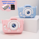 Promoção: Mini câmera infantil recarregável KidyCam + BRINDE SSD de 16GB + cordão + capa