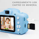 Promoção: Mini câmera infantil recarregável KidyCam + BRINDE SSD de 16GB + cordão + capa