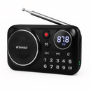 Rádio Sansui GoPlay F21 Mini Multimídia Portátil Bluetooth USB/Cartão - Música e diversão onde você estiver