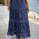 Vestido Maria Antonietta™ em Popelina de Algodão com Detalhes Artesanais / Elegância Atemporal e Conforto em Cada Detalhe!