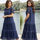 Vestido Maria Antonietta™ em Popelina de Algodão com Detalhes Artesanais / Elegância Atemporal e Conforto em Cada Detalhe!