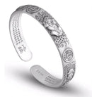 Bracelete Ganesha de Prata 925 para Atrair Boa Sorte e Riqueza