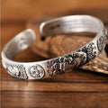 Bracelete Ganesha de Prata 925 para Atrair Boa Sorte e Riqueza