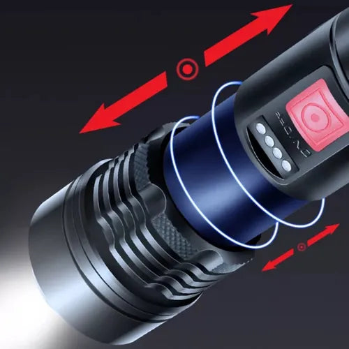 Queima de estoque - Lanterna MILITAR A prova d'água Laser Pro Titanium® - Mais Potente do Mundo