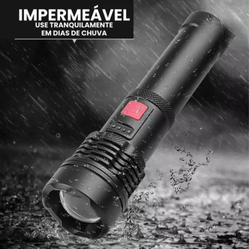 Queima de estoque - Lanterna MILITAR A prova d'água Laser Pro Titanium® - Mais Potente do Mundo