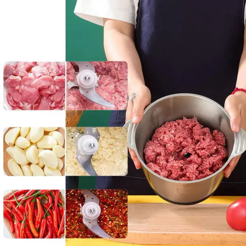 Pica tudo Inox | Praticidade Total - Corte seus legumes em segundos e transforme qualquer refeição com praticidade e sem esforço