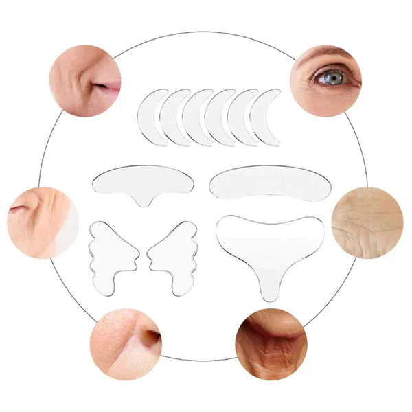 Kit Rejuvene Clean - Adesivos Anti-Rugas das famosas (Reutilizável por até 40 aplicações)