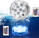 Kit Luminárias de Piscina RGB AquaGlow - Sem Fio Com Controle Remoto