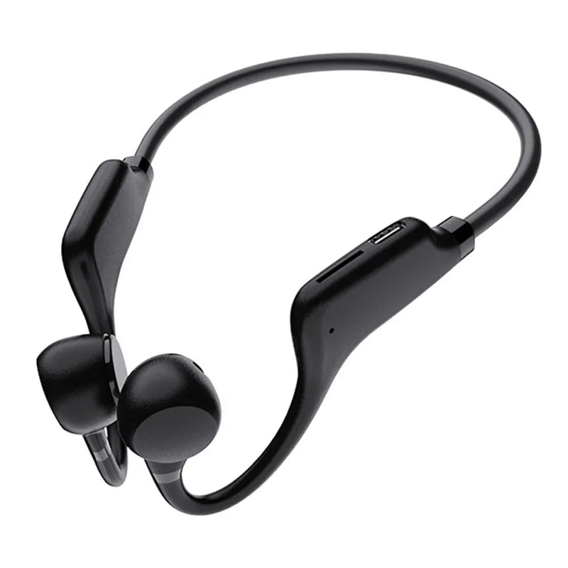 Fone Condução Óssea Max Esportes Ar Livre Resistente a Agua/Suor Bluetooth