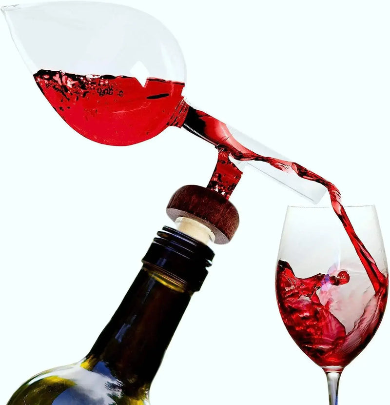 Aerador Prático de Vinho AromaViva - Realça o sabor do vinho na hora, mais aroma, mais prazer, sem esperar