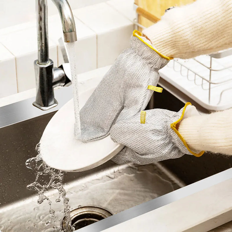 Luva Protetora para Limpeza GripClean™ - Limpeza poderosa diretamente nas suas mãos, sem esforço