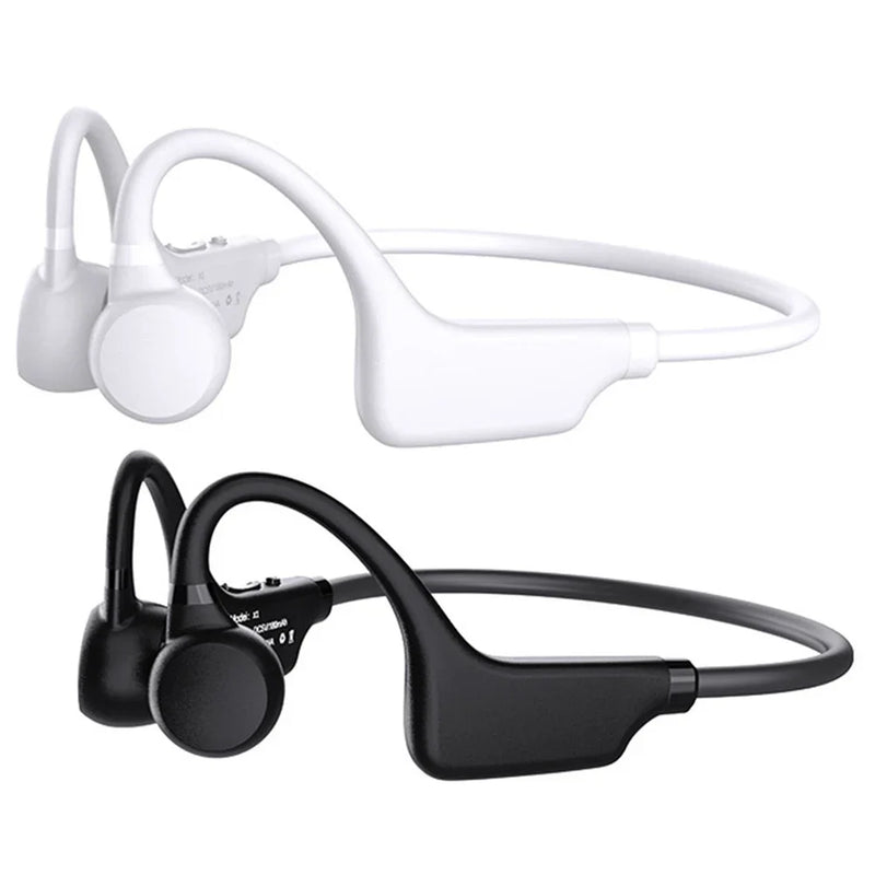 Fone Condução Óssea Max Esportes Ar Livre Resistente a Agua/Suor Bluetooth