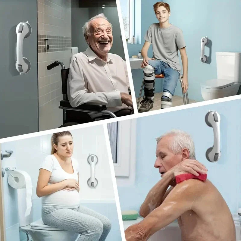 Apoio Pro -  Apoio seguro e firme para garantir sua estabilidade e confiança ao se levantar ou no banho