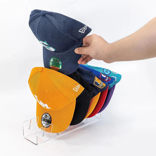 Suporte Acrílico para Organização de Bonés - Organize seus bonés com estilo e praticidade