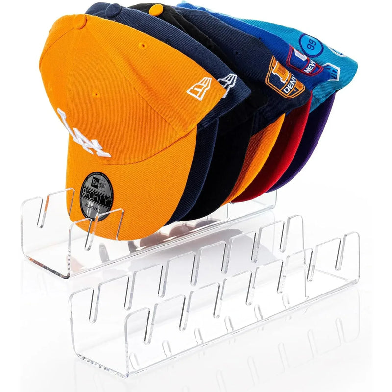 Suporte Acrílico para Organização de Bonés - Organize seus bonés com estilo e praticidade