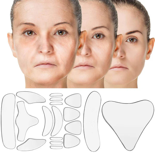 Kit Rejuvene Clean - Adesivos Anti-Rugas das famosas (Reutilizável por até 40 aplicações)
