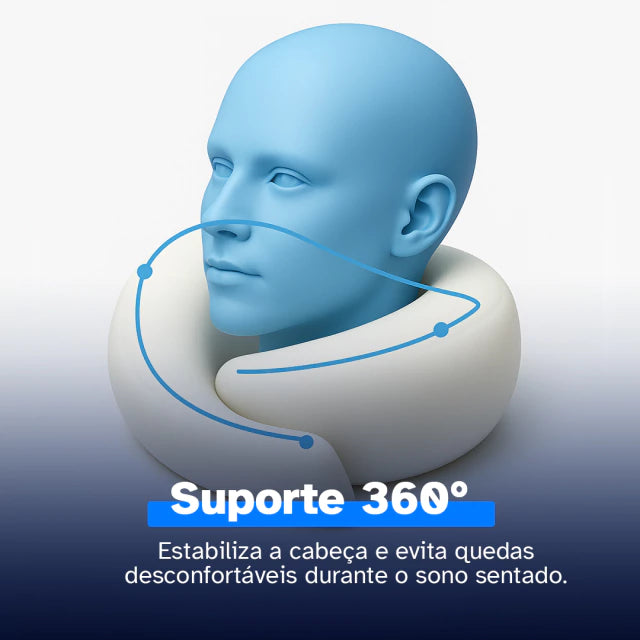 Travesseiro de Viagem SnugFly - Viaje sem dores e aproveite cada momento com total conforto