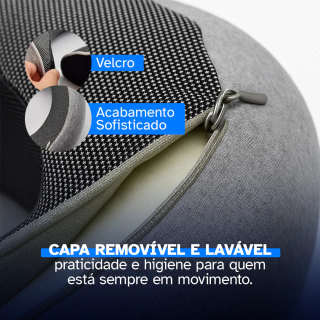 Travesseiro de Viagem SnugFly - Viaje sem dores e aproveite cada momento com total conforto