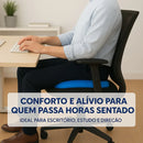 Almofada Em Gel Ortopédica Para Assento OrtoGel Comfort™ - Sente-se por horas sem dores e com máximo conforto.