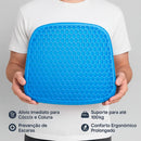 Almofada Em Gel Ortopédica Para Assento OrtoGel Comfort™ - Sente-se por horas sem dores e com máximo conforto.