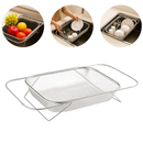 Escorredor Flex Aço Inox Tida FlexDry™ (ÚLTIMAS UNIDADES)  - Mais higiene e organização em segundos, direto sobre a pia