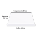 Tábua Acrílica para Corte SmartClean - Facilita o preparo dos alimentos com praticidade e higiene em cada corte