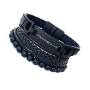 Kit de Pulseiras Masculinas com Fecho Magnético