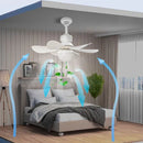 Lâmpada Ventilador de Teto LumiAir™ Ultra LED 2 em 1 [ULTRA POTENTE] - Luz e frescor em um só toque