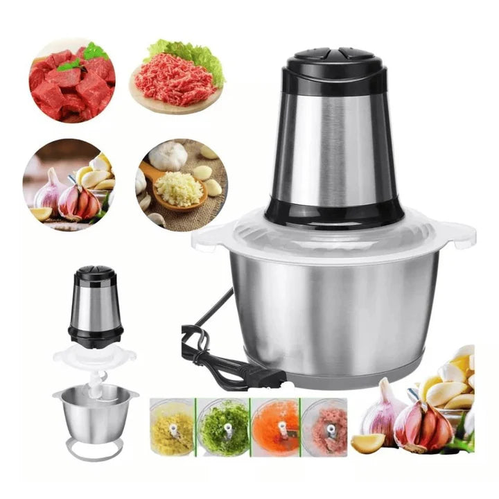 Pica tudo Inox | Praticidade Total - Corte seus legumes em segundos e transforme qualquer refeição com praticidade e sem esforço